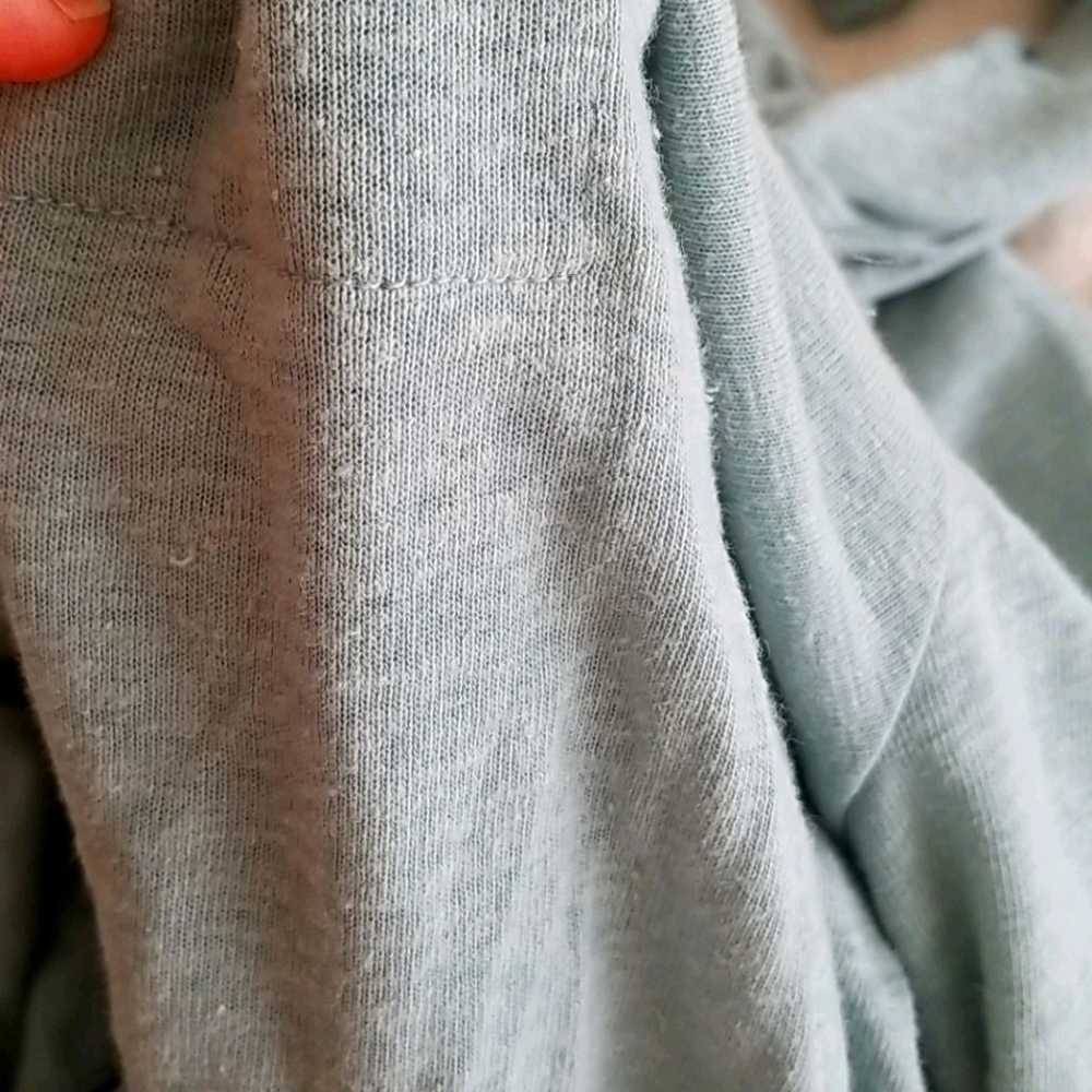 Free People Ruffled Gray Jumpsuit - Picture 7 of 8